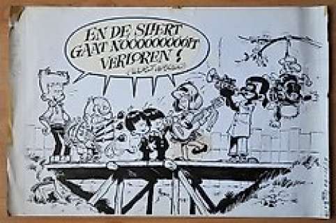 Studio Jan Kruis - Studio Jan Kruis - Originele tekening voor Sjors nummer 29 - (1970)