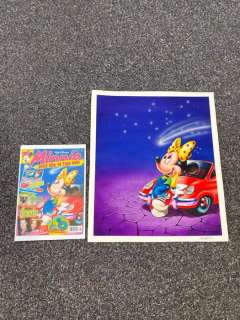 Ray Nicholson | Mickey Magazine - Original Disney Minnie Maus water color drawing~Ray Nicholson~ - Exemplaire unique | Catawiki
