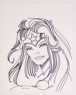 Wonder Woman Sketch by Walt Simonson | mycomicshop.com