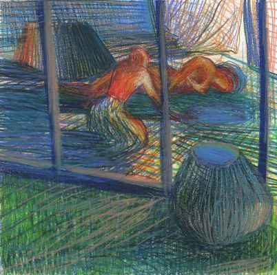 Lorenzo Mattotti | Ritual Intimi Aprile IV, 2020 | Philippe Labaune Gallery