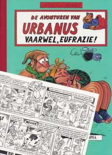 Linthout, Willy | Linthout, Willy - Originele slotpagina + Album (oplage: 32 ex.) - Urbanus - Vaarwel, Eufrazie! - (1994) | Catawiki