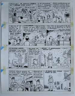 Pom - | Pom - Grote originele pagina (p.2) - Piet Pienter en Bert Bibber 24 - Invasie uit het heelal - (1965) | Catawiki