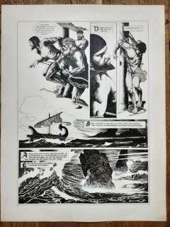 José Marã­a Martã­n Sauri | Sauri, José MarÃ­a MartÃ­n - Planche originale avec Ulysse - La Odisea - (1981) | Catawiki