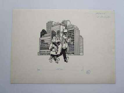 Nys, Jef | Nys, Jef - Originele tekening - Titelblad - Jommeke 95 - Melanie | Catawiki