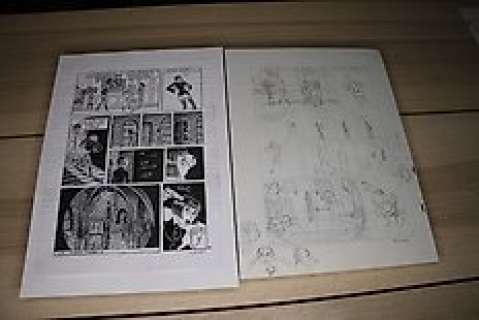 Kerascoët | Kerascoët - Planche originale + planche originale préparatoire (p.28) Miss pas touche T2 - Du sang sur les mains - (2007) | Catawiki