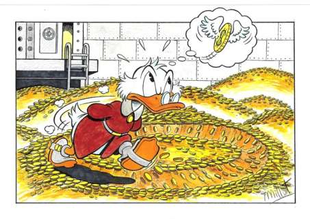 Millet | . Scrooge McDuck - Millet - Original Drawing - EO | Catawiki