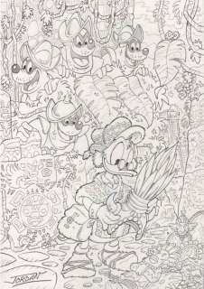 Julian Jordan | Julian Jordan - Ducktales - Scrooge McDuck - El Dorado - Size: 30 x 21 cm. A4 | Catawiki