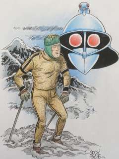 Paape, Eddy | Paape, Eddy - Dessin original couleur - Luc Orient : Le 6ème continent - (1999) | Catawiki