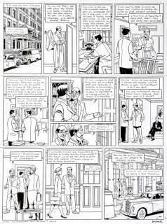Juillard | Blake et Mortimer,Â planche n°4 Ã  l’encre de… | Millon