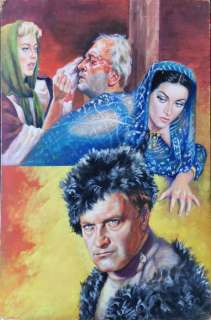 Autore Non Reperito | Il cinema dipinto - Illustrazione cinematografica originale " Michele Strogoff" - Page volante - EO | Catawiki