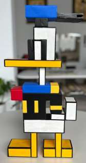 Tony Fernandez, Disney Artist | Donald Duck inspired by Joan MirÃ³ - Original Sculpture By Garotto - Signed by Garotto & Tony Fernandez - 59 x 7 x 27 cm | Catawiki