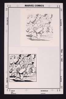 Original Art from Spider-Man Secret of the Sinister Six (2001), Chapter 10 Illustration by Mike Zeck | mycomicshop.com