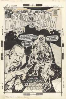 Neal Adams - green lantern issue 83 page cover
