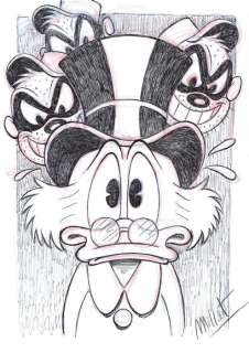 Millet | Millet - Scrooge McDuck & The Beagles Boys | Catawiki