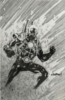 Jimbo Salgado - FIXER TRADING CARD ART : ORIGINAL COMIC ART