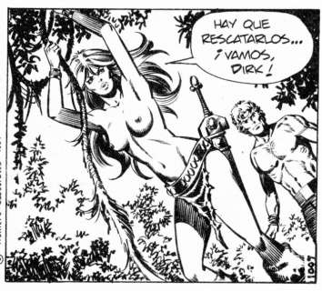 Romero, Enric Badia | Enric Badia Romero - Original strip - Axa - Size: 50,5 x 18 cm. - (1980) | Catawiki
