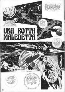 Paolo Ongaro | P. Ongaro - original page "Futura - Una rotta maledetta" - Page volante - Exemplaire unique - (1978) | Catawiki