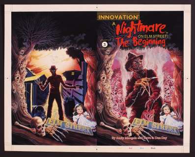 Cover Proof for A Nightmare on Elm Street: The Beginning #3 (Unpublished) by Michael C. Hayes | mycomicshop.com