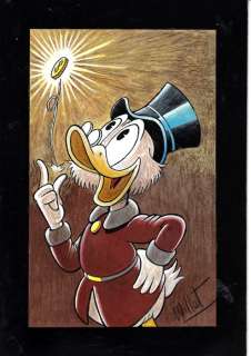 Millet | Scrooge McDuck and his first dime - Signed Original drawing by Millet | Catawiki
