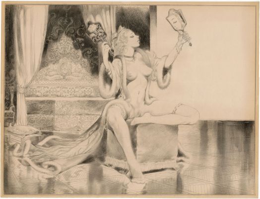 VINCE - NYMPHES – Dessin original 68 – Vanités