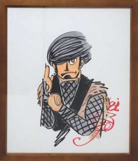 Sanpei Shirato Hand-Drawn Color Illustration