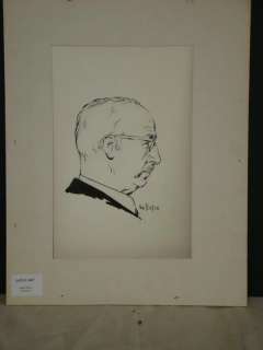 1407: Hal Foster. Original Self Portrait. | Weiss Auctions