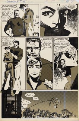 Klaus Janson | Daredevil #188: The Widow’s Bite - Page 7, Marvel Comics Penciler: Klaus Janson Inker: Klaus Janson, 1982 | Philippe Labaune Gallery