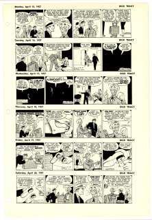 Gould - DICK TRACY, Daily Proofs (04/15~04/20/1957) | Russ Cochran