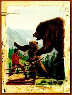 Kunstler - NIGHT OF THE GRIZZLIES, Painting (Mar 1970) | Russ Cochran