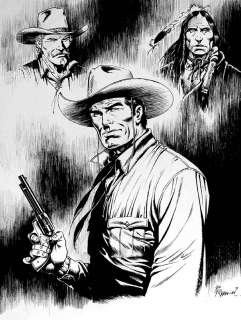 GIOVANNI ROMANINI  -  Omaggio a Tex portfolio n. 36 | Little Nemo