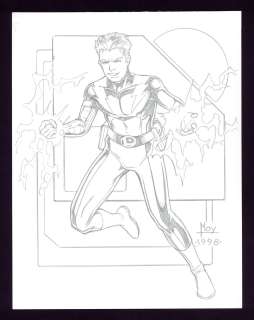 Jeff Moy - Lightning Lad Sketch by Jeff Moy