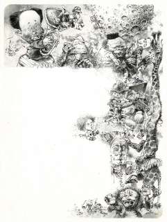 Hausman | Dessin original à l’encre de chine et au lavis publié dans Fluide Glacial en 1976. | Septimus