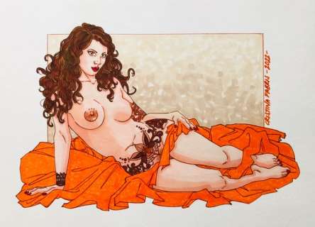 Cristina Fabris | Cristina Fabris - illustrazione originale / firmata - (2022) | Catawiki