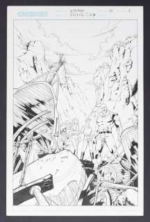 Don Hillsman II, Vincenzo Cucca - Original Art from Meridian #43 (2003) Page 1 Pencils by Vincenzo Cucca, Inks by Don Hillsman II