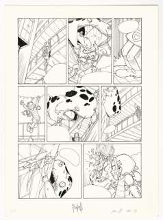 Giorgio Pontrelli - Giorgio Pontrelli - tavola originale Monster Allergy #18 "I Mostri Perduti"