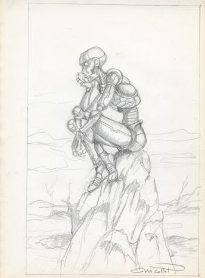 Jean-Michel Nicollet | MEKANOPOLIS – DESSIN ORIGINAL 015 | Galerie Barbier