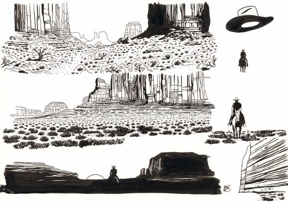 Brüno | Lucky Luke, 2025 - Dakota 1880 | Huberty Breyne Gallery