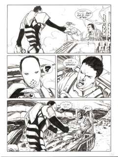 Roberto de Angelis - | Roberto De Angelis - 3x Tavola Originale - Nathan Never n. 160 "Sotto la maschera" - (2004) | Catawiki