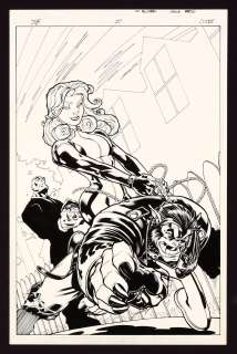Ed McGuinness, Jason Martin - Original Cover Art for DV8 #27 (1999) Pencils by Ed McGuinness, Inks by Jason Martin