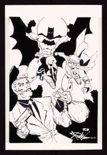 DKR Batman, Robin, and Joker Sketch by Ron Williams | mycomicshop.com