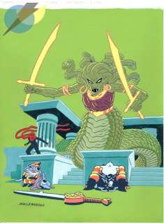 Andrew Maclean - head lopper issue 14 page cover