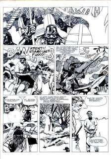 Attilio Micheluzzi | Attilio Micheluzzi - tavola originale per il Messaggero dei Ragazzi n. 4 â€œLa cittÃ  nascostaâ€ pag.12 - (1980) | Catawiki