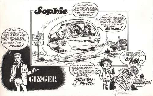 Jidéhem | Illustration Ã  l’encre de Chine réalisée po… | Millon