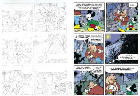 Casty (Andrea Castellan), Marco Nucci | Topolino I TL 3429-1P - “Io sono macchia nera” - Signed Original Comic Page by Casty - page 39 - (2021) | Catawiki