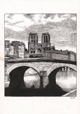 Frédéric Pajak | Sans titre, 33 - Encre de Chine, plume et pinceau sur papier | Huberty Breyne Gallery