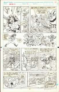 Weeks & Kubert - WHAT THE ?! #11, Story Pg 8 MARVEL (1988) | Russ Cochran