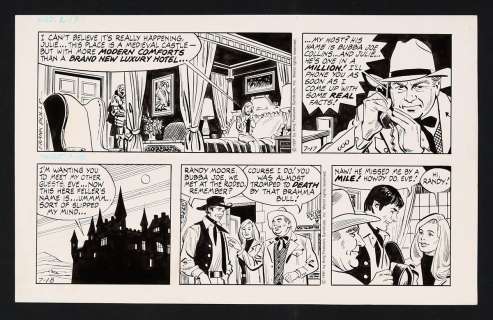 Original Art for the Heart of Julie Comic Strip (7/17/91 and 7/18/91) by Frank Bolle | mycomicshop.com