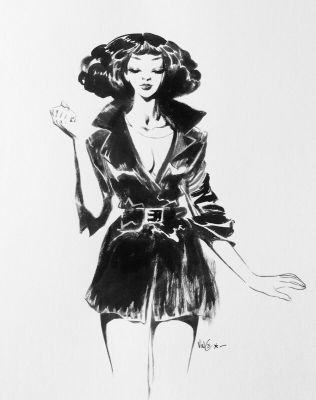 Vince | Jeune Femme à l’Imperméable | 2DGalleries