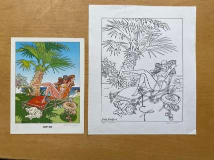 Kuijpers, Henk | Franka - Origineel prent Misdaadmuseum + prent - (1995) | Catawiki