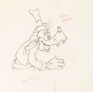 Walt Disney Studio | Mickey Mouse - "Boat Builders" Goofy Original Animation Drawing - (1938) | Catawiki
